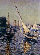 Gustave Caillebotte Regatta at Argenteuil oil painting